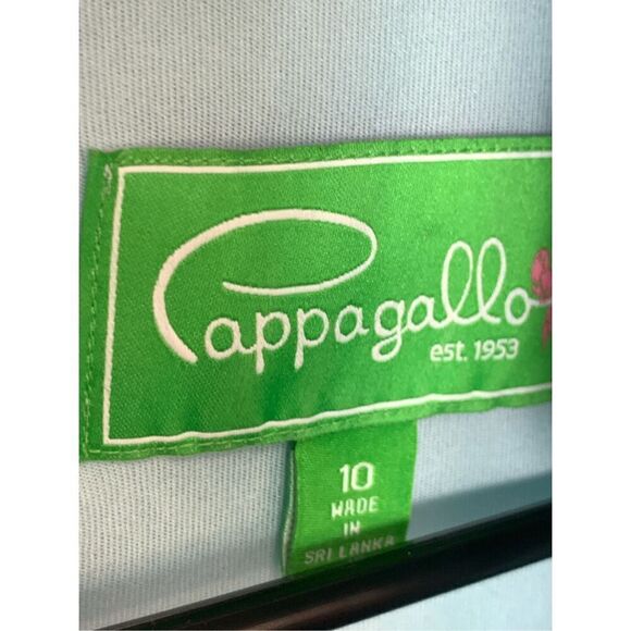 Papagallo Women's Blue Knee Length Split Neck Lined Sheath Dress Blue Size 10 - Picture 6 of 9